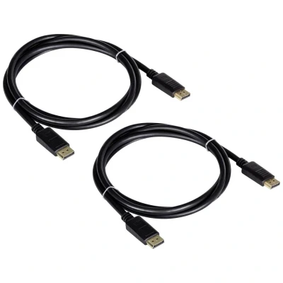 Afbeelding van TrendNet TK DP06/2 DisplayPort kabel Aansluitkabel stekker 1.80 m