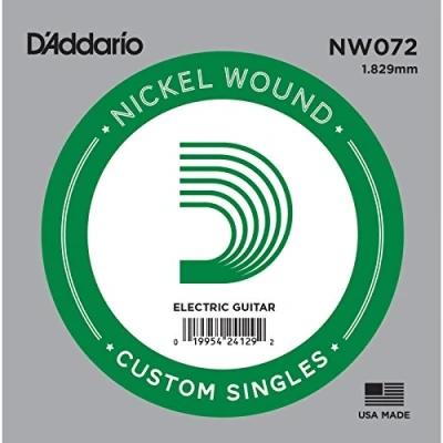 Image de Corde au détail D&#039;addario NW072 guitare électrique Filet rond 72