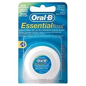 Image de Oral B Floss Essential Menthe Waxed 50m