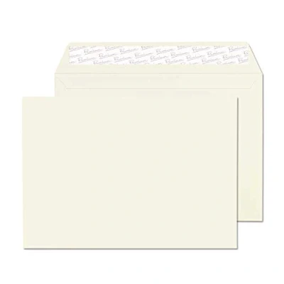 Afbeelding van Blake Hoogwaardige enveloppen en zelfklevende klep, wit, formaat C5, 162 x 229 mm, velijn, 120 g, Oyster portemonnee, 25 stuks