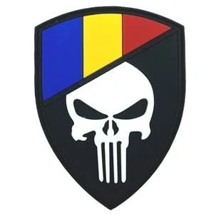 Afbeelding van patch Nation Airsoft Paintball PVC cosplay Roemenië vlag