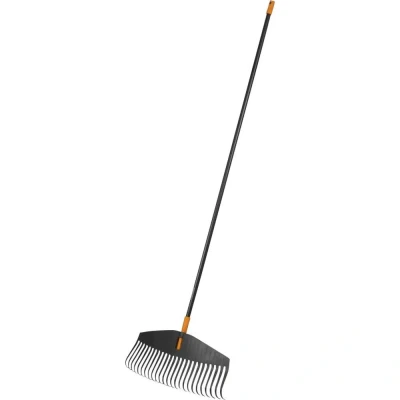 Afbeelding van Fiskars SolidT Bladhark L Zwart Groot gazon 520 mm 175 cm steel Aluminium Lichtgewicht