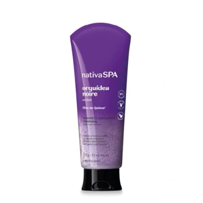Afbeelding van Nativa Spa Black Orchid exfoliating Liquid Soap, 175 ml