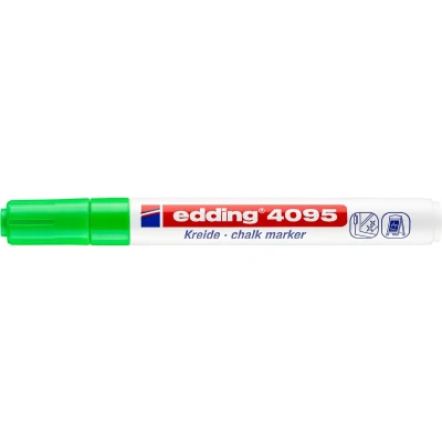 Afbeelding van Edding 4095 Krijtmarker Lichtgroen 4 mm, 15 mm
