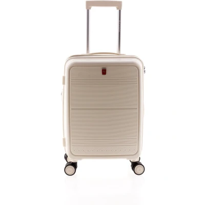Afbeelding van Gladiator Saona Handbagage Koffer 55 cm 36/40 liter TSA slot Wit