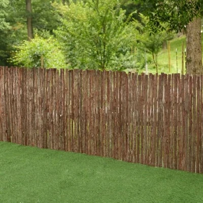Afbeelding van Boomschorsmat Zamora tuinscherm 1,6x3 m naturel casa.pro