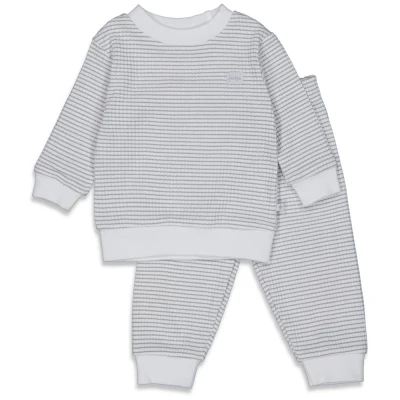 Afbeelding van Feetje Pyjama Originals Wafel Grijs Maat 56