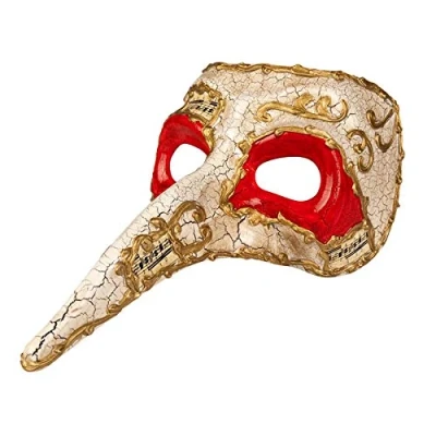 Afbeelding van Boland Oogmasker Venice naso assorti Volwassenen Showgirl Glamour Carnaval accessoire Venetiaans masker