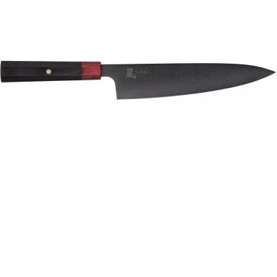 Afbeelding van Yaxell Rei Koksmes 20 cm 69 Lagen Damaststaal VG10 61 HRC Pakkahout Heft