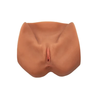 Afbeelding van Masturbator Stroke It Life size Bruin