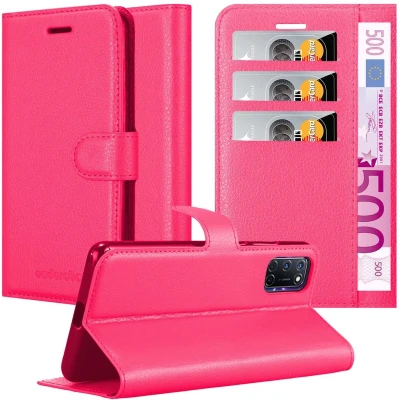 Afbeelding van Cadorabo Hoesje geschikt voor Oppo A72 in LOTUS ROZE Beschermhoes met magnetische sluiting, standfunctie en kaartvakje Book Case Cover Etui