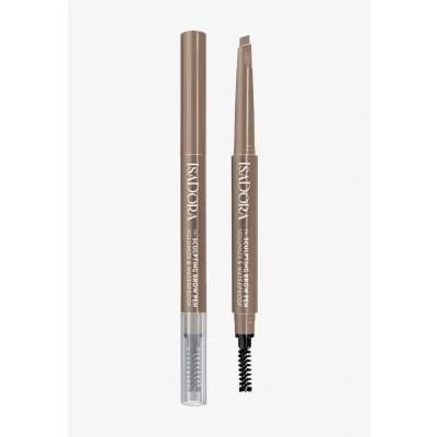 Afbeelding van Isadora Sculpting BROW PEN WITH Brush Wenkbrauwpotlood, Maat: 0.2 g, Light brown