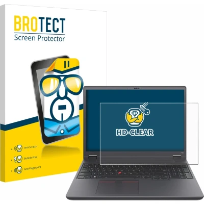 Afbeelding van BROTECT Screenprotector voor Lenovo ThinkPad P16v Gen 1 Folie Beschermfolie transparant