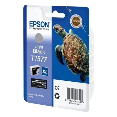 Image de Cartouche d&#039;encre Epson T1577 XL Tortue Gris