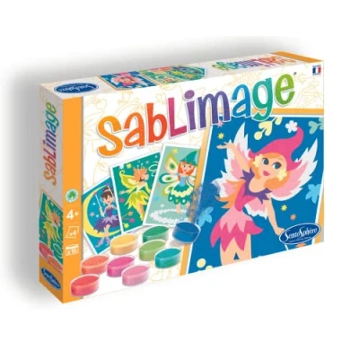 Image de Kit créatif SentoSphère Sablimage Fées 4 tableaux