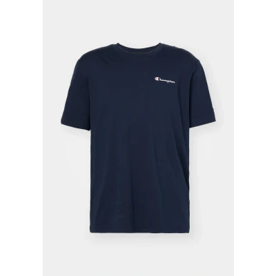Afbeelding van Champion Icons Crewneck Small LOGO Tshirt basic, Heren, Maat: Medium, Navy