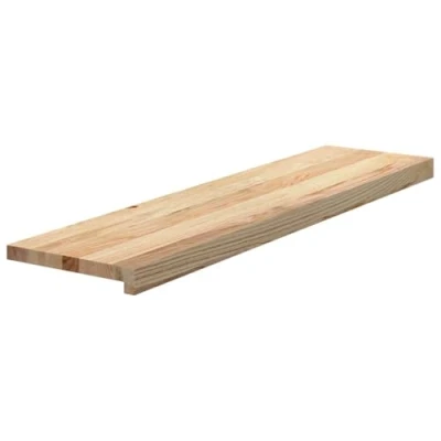 Afbeelding van vidaXL Traptreden 8 st 100x25x2 cm onbehandeld massief eikenhout