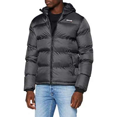 Image de Schott NYC Mixte Idaho2 Doudoune, Gris (Anthracite), L