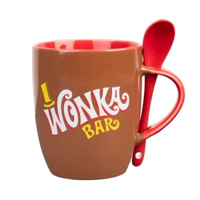 Afbeelding van Grupo Erik Wonka mok 380 ml officieel gelicentieerde keramische koffie en theemok, cadeau idee voor geek, verjaardag of Kerstmis