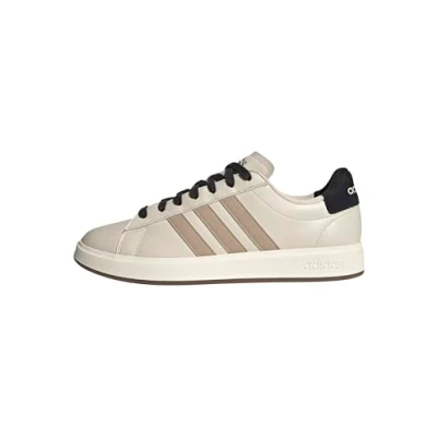 Afbeelding van adidas Grand Court 2.0 schoenen voor heren, Aluminium / Wit Cargo Core Zwart, 42 2/3 EU