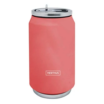 Afbeelding van Nerthus Blikje Vacuüm 330ml Koraal (warm En Koud)