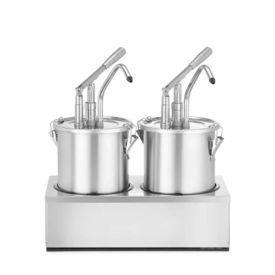 Afbeelding van Sauspomp Roestvast Staal Set 2 Stuks HENDI 9L 400x200x(H)440mm 558119 Restaurant Hotel Professioneel