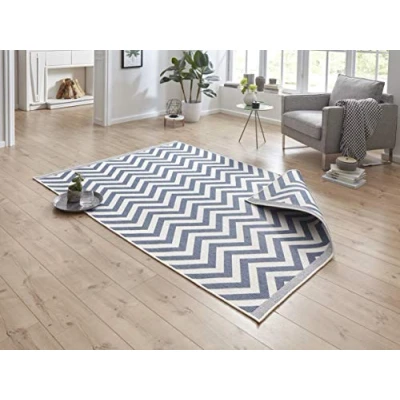 Afbeelding van Dubbelzijdig vloerkleed Palma 160x230cm Blauw 123vloerkleed.nl is de online webshop voor vloerkleden en woonaccessoires.