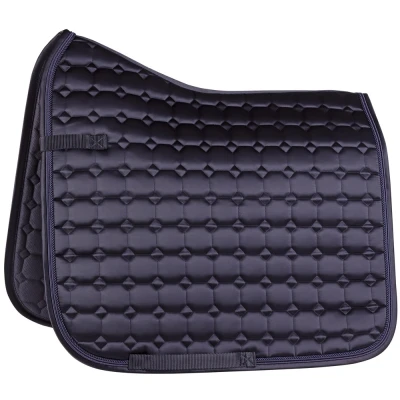Image de Harry&#039;s Horse Tapis de Selle Reverso Heavy Satin Dressage Marin