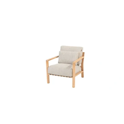 Afbeelding van Lucas lounge stoel teak incl. 3 kussens 4SO