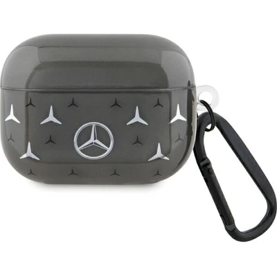 Afbeelding van Mercedes MEAP8DPMGS AirPods Pro cover zwart/zwart Large Star Pattern