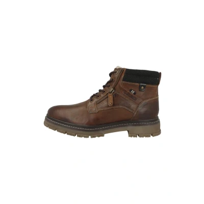 Afbeelding van s.Oliver Veterboots, Heren, Maat: 41, Cognac Leer