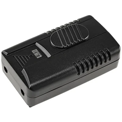 Afbeelding van ChiliTec 230 V voetdimmer voor dimbare lampen, aan/uit, traploos dimbaar, led, halogeen, zwart