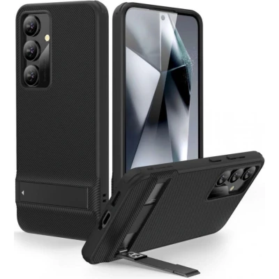Afbeelding van ESR Air Shield Boost Hoesje Geschikt voor Samsung Galaxy S24 Plus Back Cover met Militaire Standaard Schokabsorberende Guard Hoeken Zwart