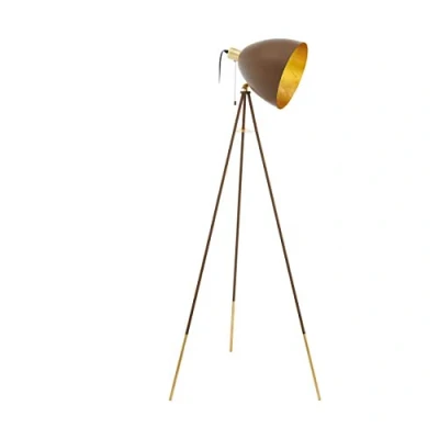 Afbeelding van EGLO Chester 1 Vloerlamp E27 149,5 cm Roestbruin/Goud