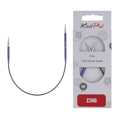 Afbeelding van KnitPro Zing rondbreinaalden 25cm 3.75mm.