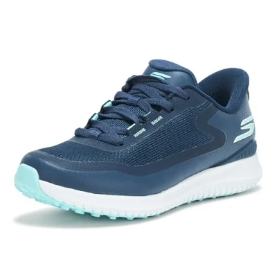 Afbeelding van Skechers Performance GO Flight Golfschoenen, Dames, Maat: 40, Navy/light blue Textiel/ synthetisch