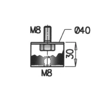 Afbeelding van DINEX 49907 Houder, uitlaatsysteem 40