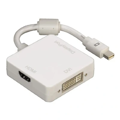 Afbeelding van Hama 53245 DisplayPort / DVI HDMI Adapter [1x Mini stekker 1x bus, bus 24+5 polig,