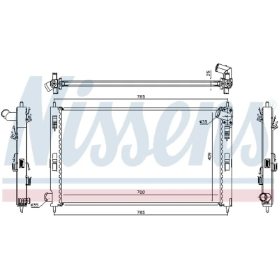 Afbeelding van Nissens Radiateur 67359