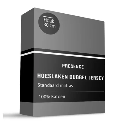 Afbeelding van Hoeslaken Katoen Dubbel Jersey Presence Kleur: Truffel, 100/120 x 200/210 cm Geschikt Voor Matrassen Tot 30 Hoog Ga naar Dekbed