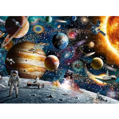 Image de Puzzle Ravensburger Dans l&#039;espace, 150 pièces