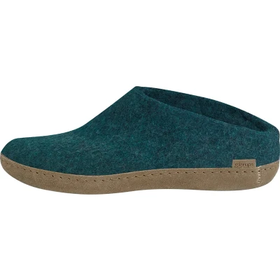 Afbeelding van Glerups Pantoffels, Dames, Maat: 36, Petrol Wol