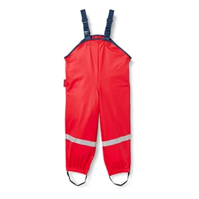 Image de Playshoes Regenlatzhose Textilfutter Pantalon De Pluie, Rouge (Red), 104