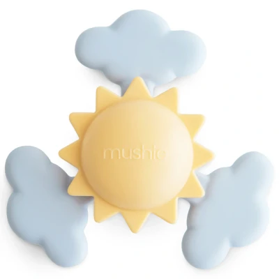 Afbeelding van Mushie babyspeeltje spinner met zuignap sunshine