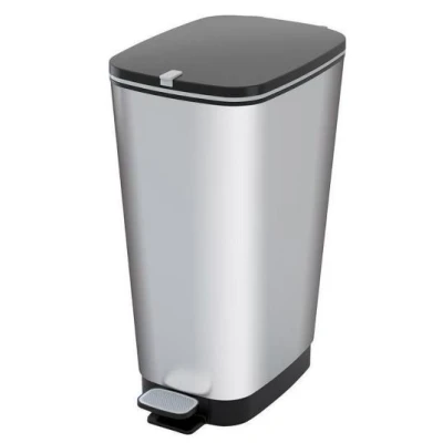 Afbeelding van Kis Chic Bin Pedaalemmer 50L zilver