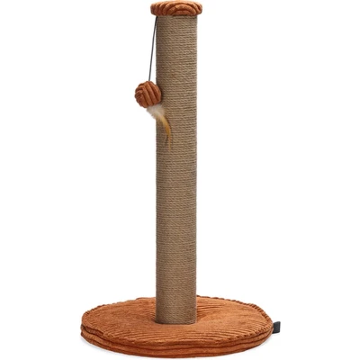 Afbeelding van Designed by Lotte Ribbed Krabpaal Terracotta 41x41x70 cm