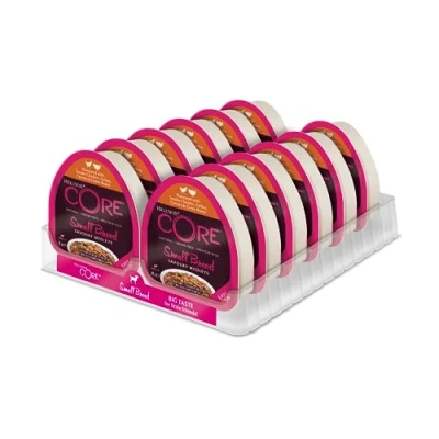 Afbeelding van 12x Wellness Core Hondenvoer Small Savoury Medleys Kip Kalkoen 85 gr