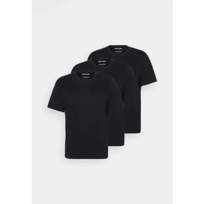 Afbeelding van Jack &amp; Jones Jacunder TEE CREW NECK 3 PACK Hemd, Heren, Maat: Small, Black