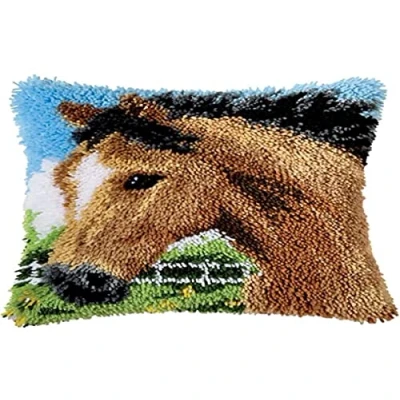 Afbeelding van Smyrna knoopkussen Paard 0014184