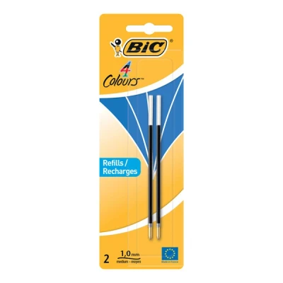 Image de Stylo à bille Bic Shine 4 Couleurs Bleu